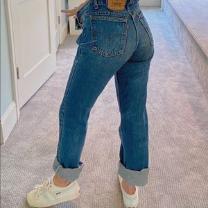Vintage high-waisted Levi’s